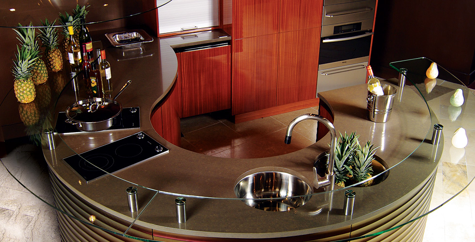 Contemporary kitchen, bathrooms and built-ins