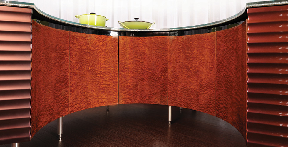 Contemporary kitchen, bathrooms and built-ins