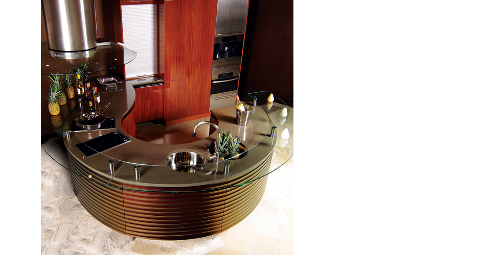 Contemporary kitchen, bathrooms and built-ins