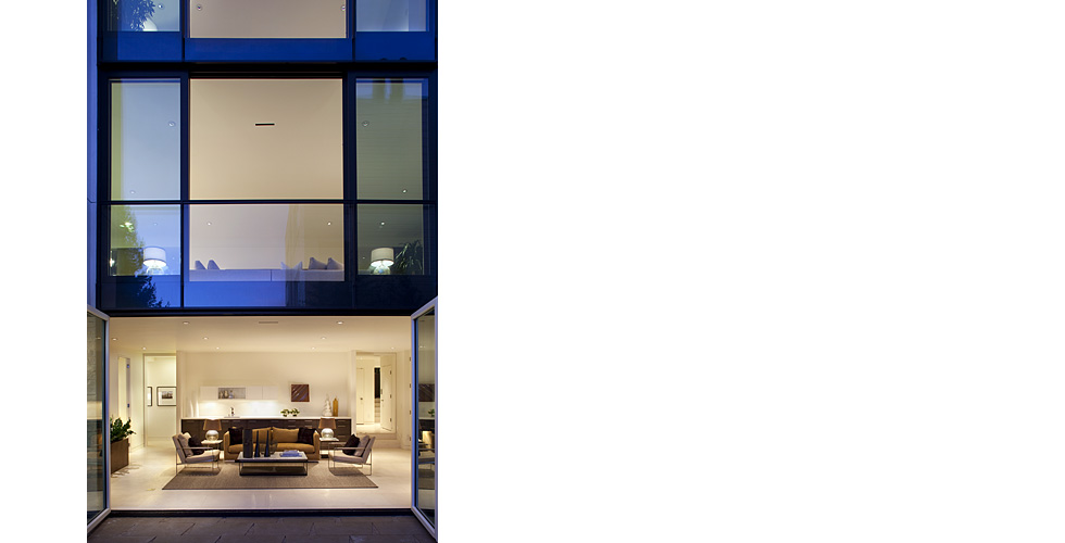 Contemporary wall paneling.